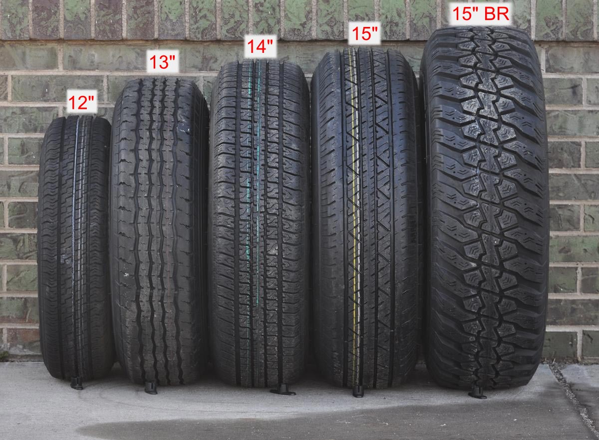 Tire Height Chart Comparison