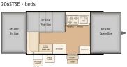 Flagstaff 206STSE bed layout
