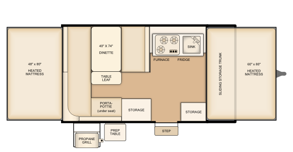 Flagstaff 206ST floorplan