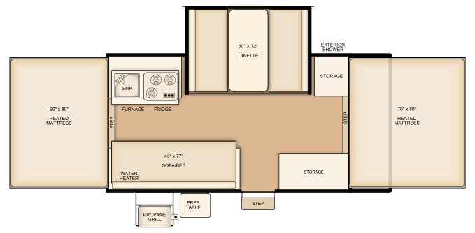 Flagstaff 825D floorplan