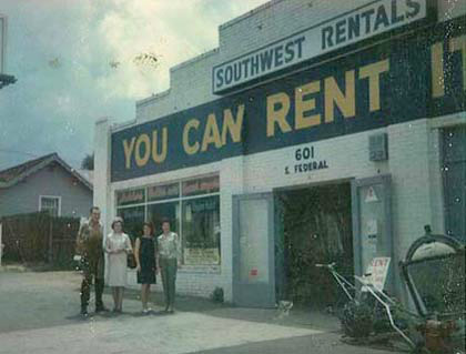 Original location of Southwest Rentals