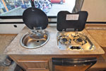 Early Model 2019 Flagstaff T21TBHW sink and stove