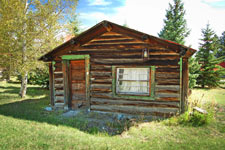 Cabin, Frisco Historic Park & Museum