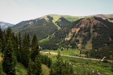 mountain valley near Leadville