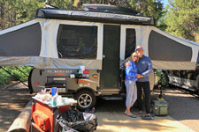 Bain & Lisa Campbell with their 2021 Flagstaff 205