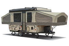 2018 Flagstaff 228D with shower - open