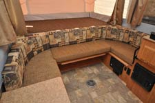 Wrap-around dinette in the Flagstaff 208