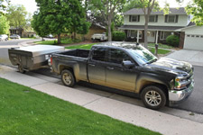 A slightly muddy 2018 Flagstaff 176 with an Early Model 2017 625D in the background