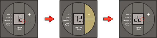 Dometic digital thermostat fahrenheit to celsius