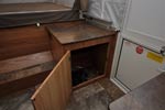 2015 Flagstaff 176LTD storage cabinet