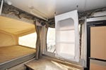 2016 Flagstaff HW27SC overhead shelf unit and clothes rack