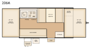 Flagstaff 206M floorplan