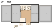 Bed Layout for this model