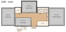 Bed Layout for this model