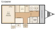 Flagstaff T21DMHW floorplan thumbnail