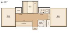 Flagstaff 231MT floorplan