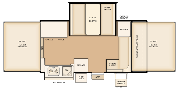 Flagstaff 425M floorplan