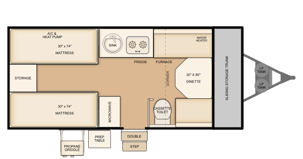 Flagstaff T21TBHW Floorplan