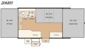 Bed Layout for this model