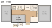 Bed Layout for this model