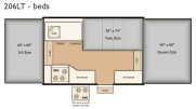 Bed Layout for this model