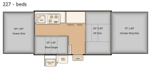 Bed Layout for this model