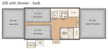 Bed Layout for this model