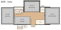 Bed Layout for this model