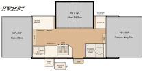 Bed Layout for this model