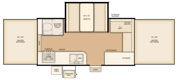Flagstaff HW27SC floorplan