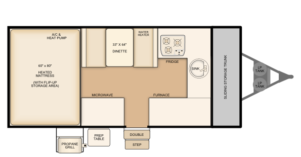 Flagstaff T21FKHW Floorplan