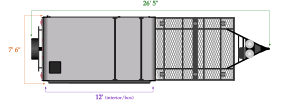 width and length dimensions for Flagstaff 28TSCSE