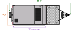 Flagstaff 23SCSE length and width dimensions