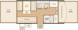 228BHSE with shower layout