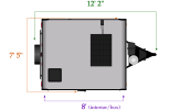 Rental 176 dimensions when closed