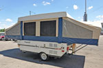 early model 2008 Flagstaff 206LTD exterior back-side