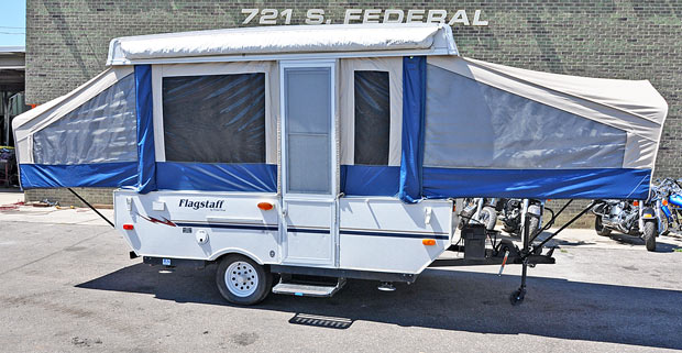 early model 2008 Flagstaff 206LTD exterior