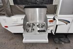 2014 Flagstaff 206LT exterior 3-burner stove