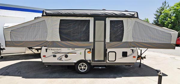 2018 Flagstaff 228 with interior shower exterior