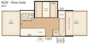 2017 Flagstaff 823D layout